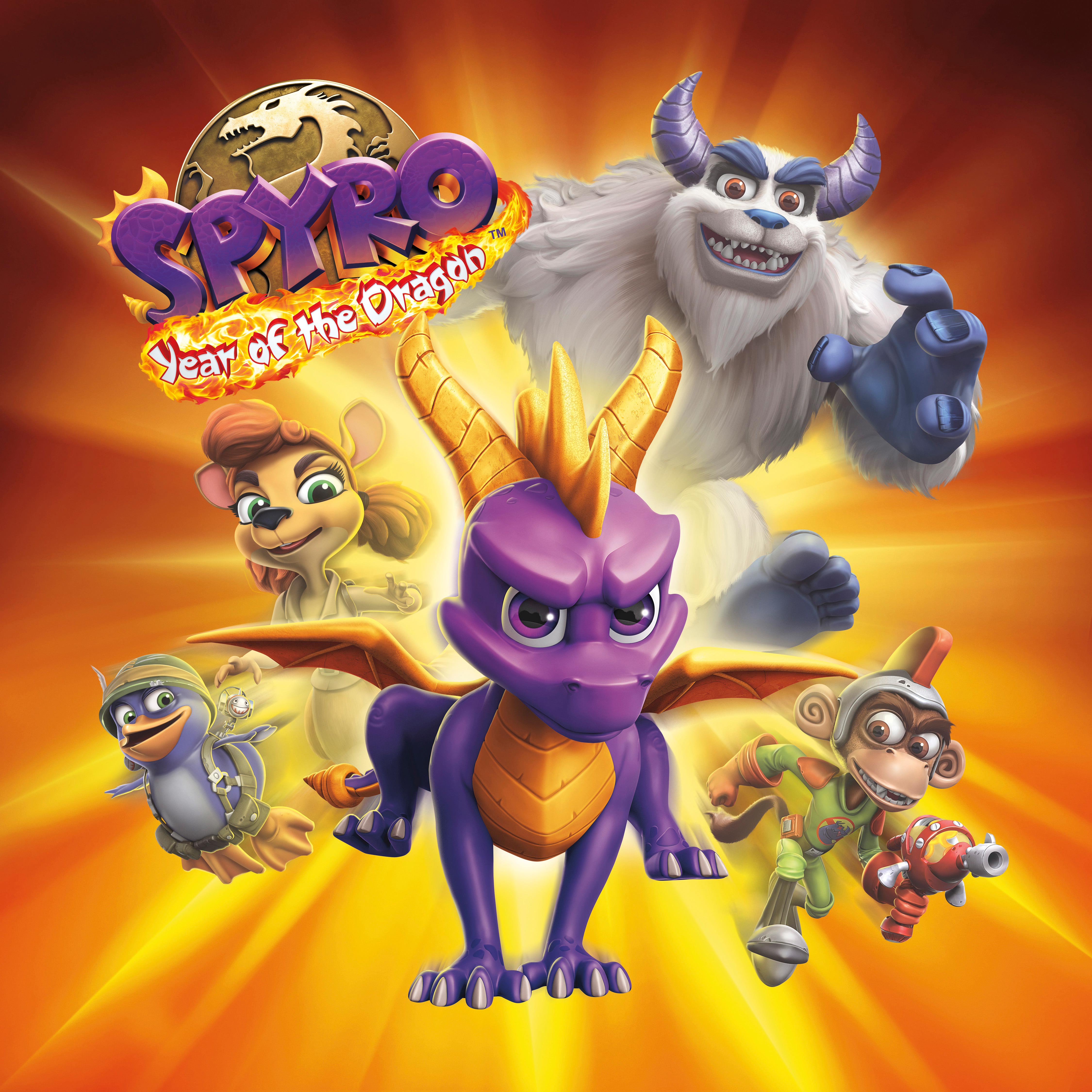 Spyro: Year of the Dragon Cover Art